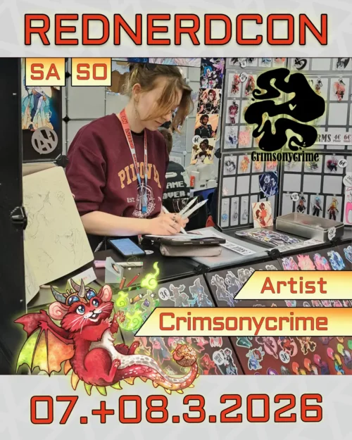 Crimsonycrime auf der Rednerdcon 2026